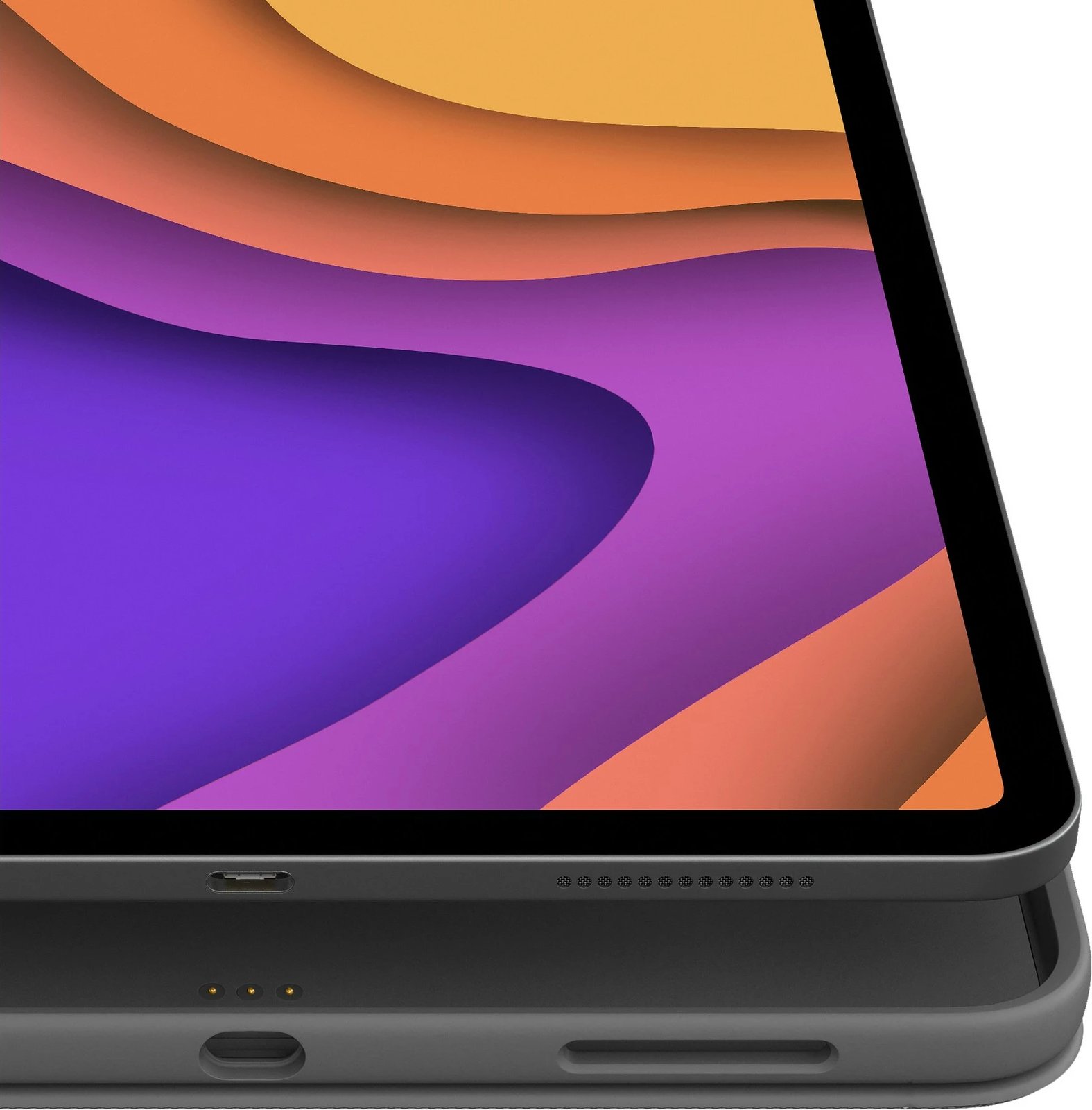 Tastierë me mbështjellës Logitech Slim Folio për iPad Air 10.9"/iPad Pro 11", Bluetooth, Oxford Grey