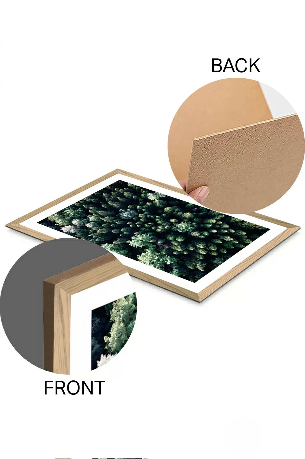 Pikturë dekorative, Wallity, Tekhammdf10, shumëngjyrëshe, 33x48cm