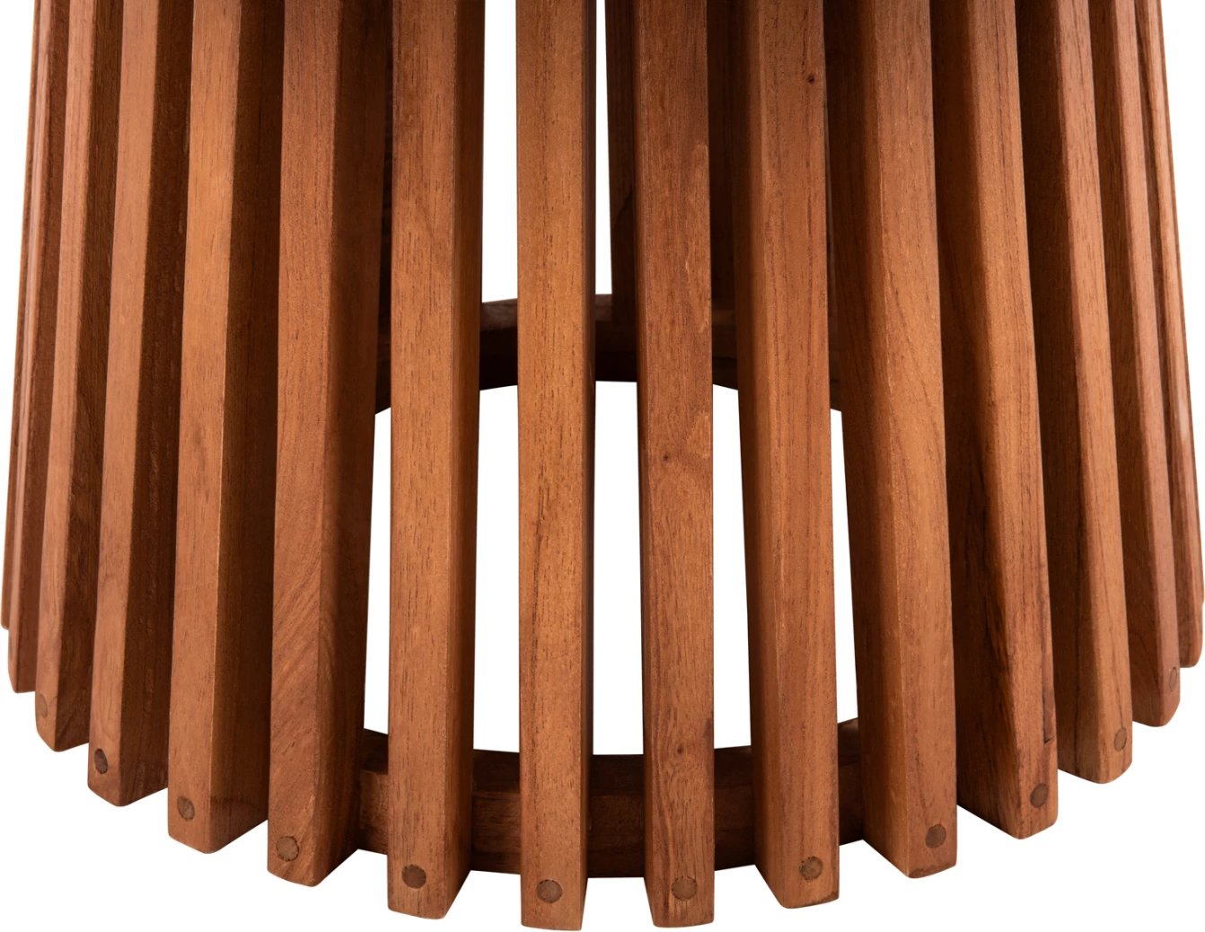 Tavolinë kafeje e rrumbullakët FRANTZ FH9523.11 dru MINDI i fortë, ngjyrë natyrale, Φ100X45H cm