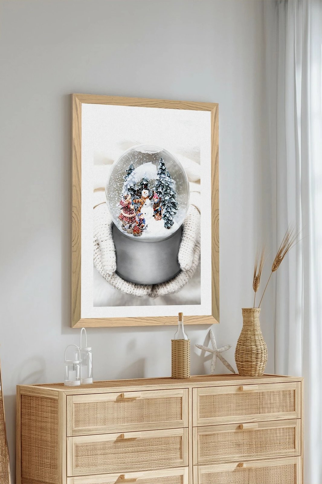 Pikturë dekorative për mur, Wallity, Tekhammdf39, shumëngjyrëshe, 33x48cm