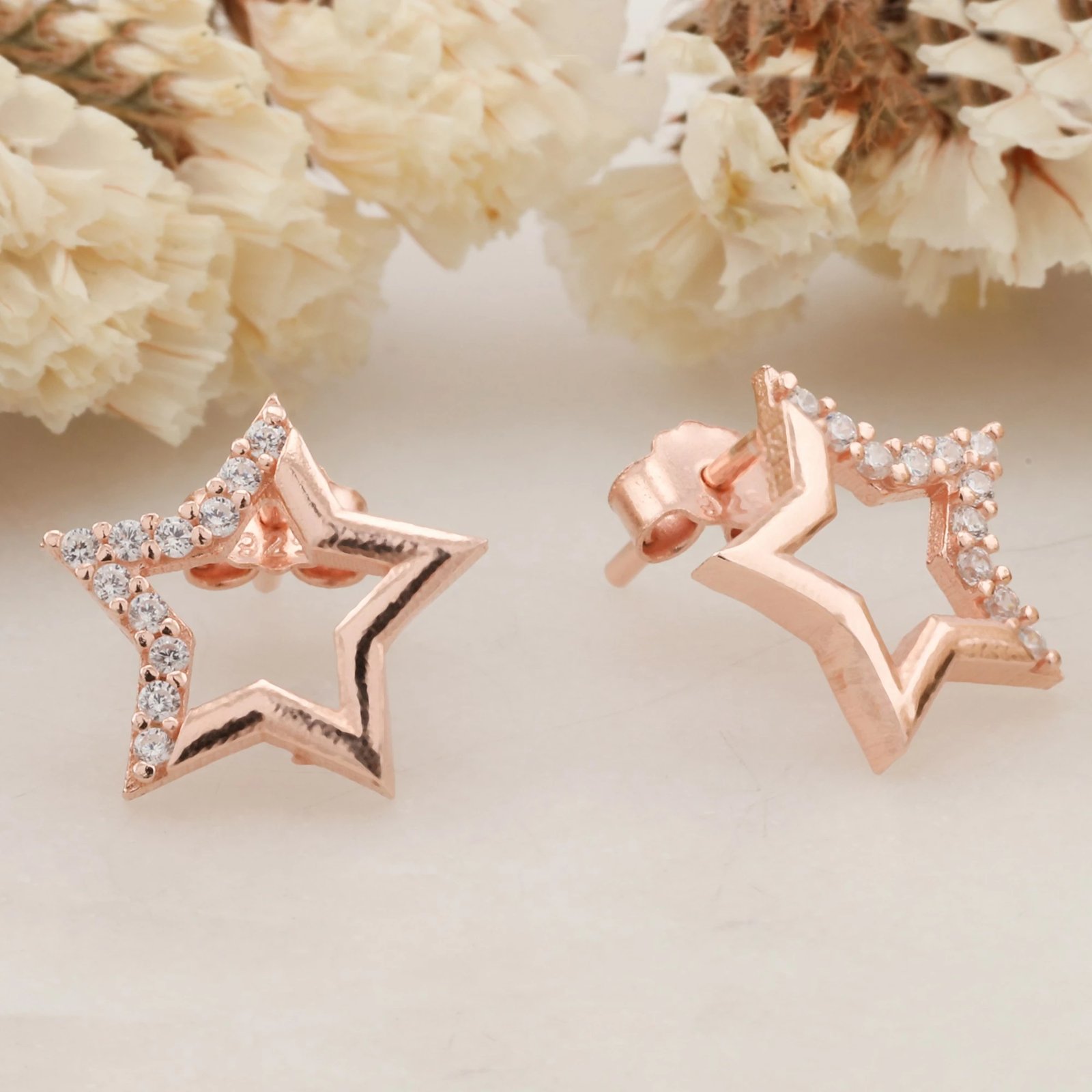 Vathë argjendi ngjyrë rozë gold, Jumeon, 9377