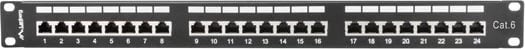 Paneli i patcheve Lanberg PPS6-1024-B, 1U, i zi