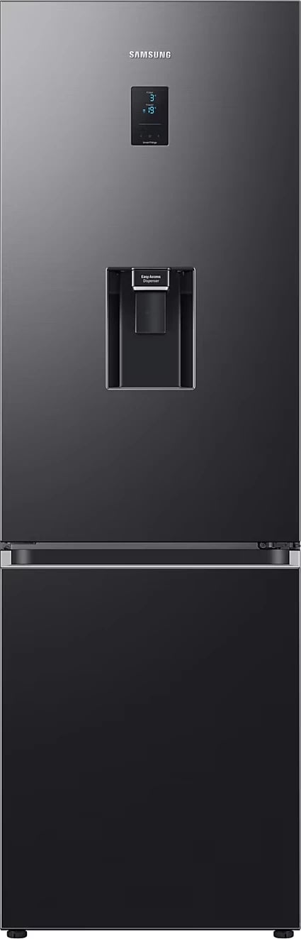 Frigorifer kombinë, Samsung RB34C652EB1/EK, SpaceMax, All‑Around Cooling, dozues uji, ekran digjital, i zi