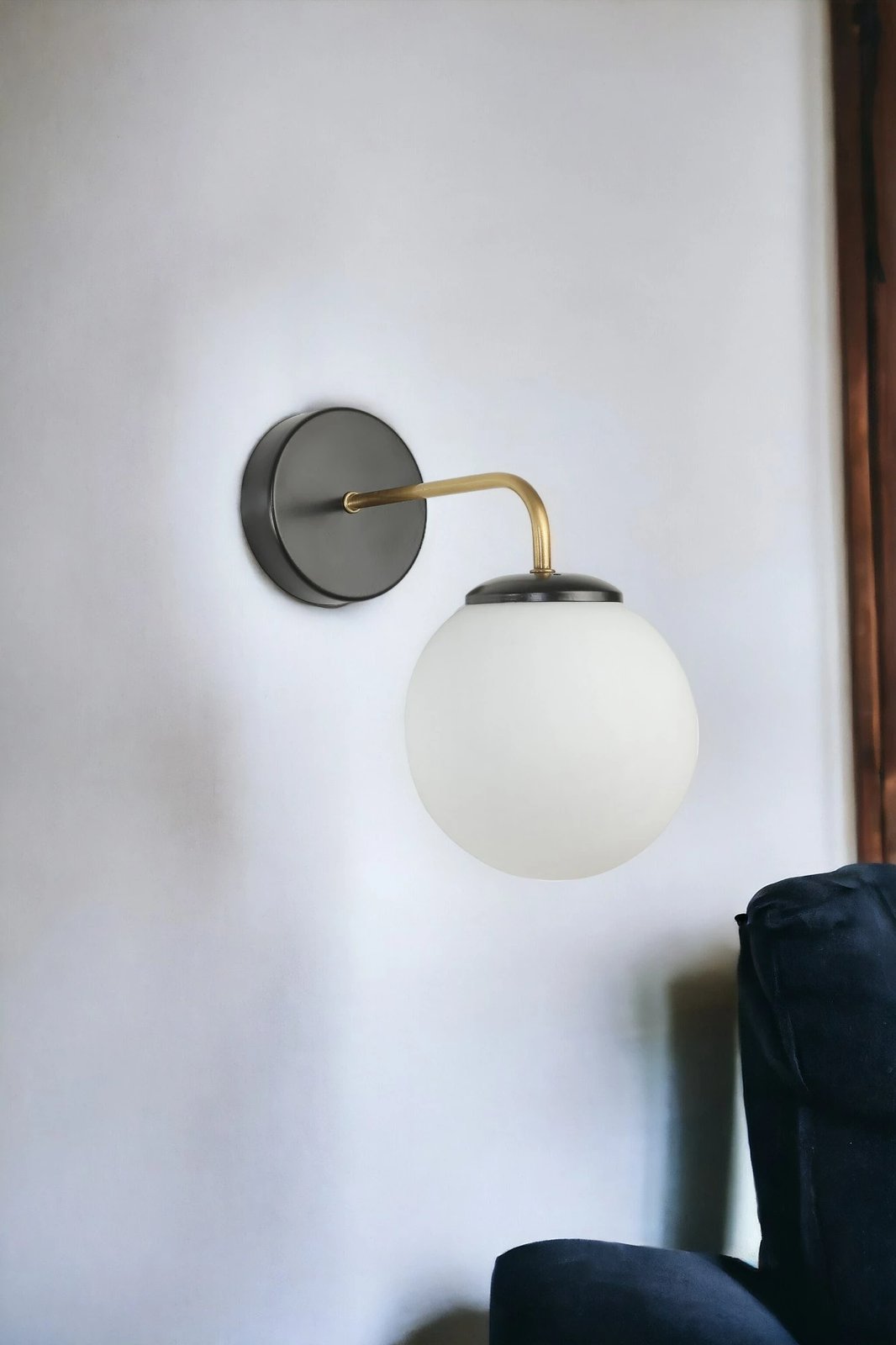 Llambë muri Opviq, Pablo - 8794-6P, e zezë, e artë, e bardhë