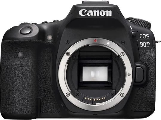 Aparat fotografik Canon EOS 90D, ngjyrë e zezë