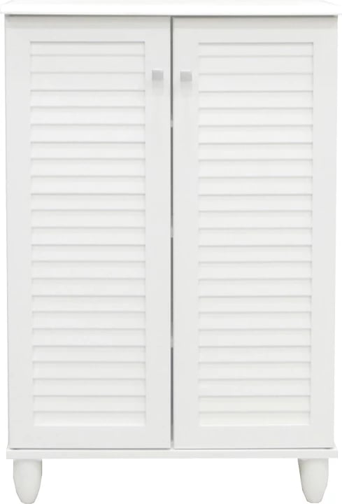 Dollap për këpuca Santo, 10 palë, ngjyrë e bardhë, 60x34.5x91.5cm