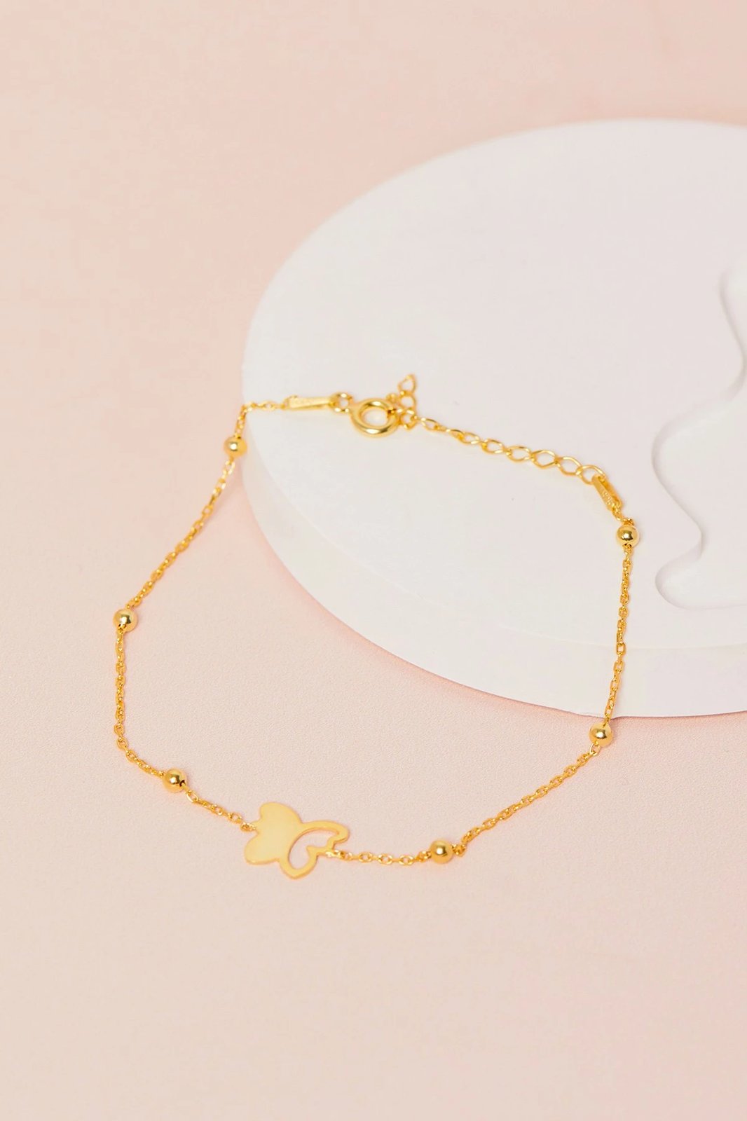 Byzylyk argjendi Elika Silver, ngjyrë ari, ELKAB92247