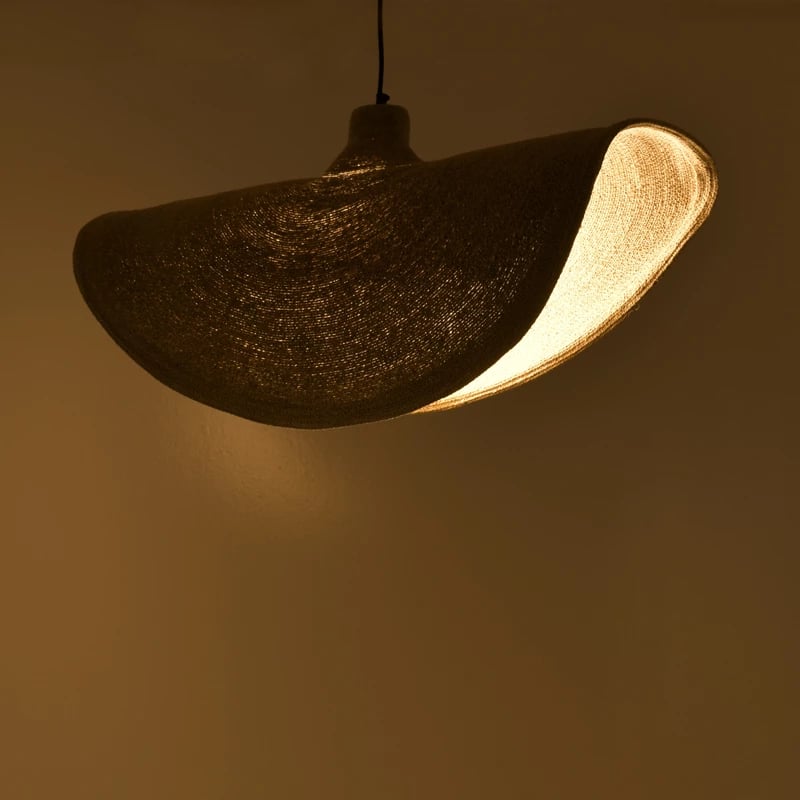 Dritë tavani Wholy Inart, bar deti natyral-hekur, D90x139cm