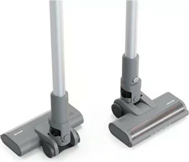 Fshesë me korrent vertikale Sharp VC-SV20AEU-S, pa kabllo, 2 bateri, HEPA H13, Argjendi