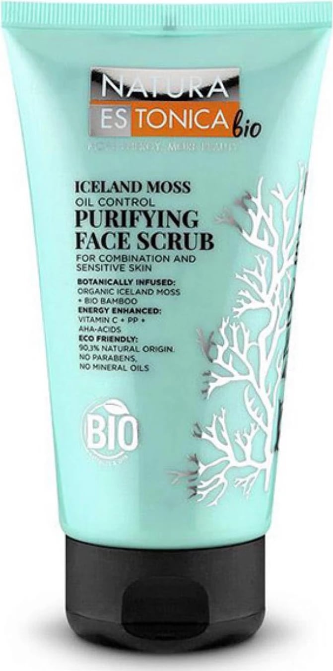Exfoliant për fytyrë unisex Natura Siberica Estonica Iceland Moss Oil Control 150ml