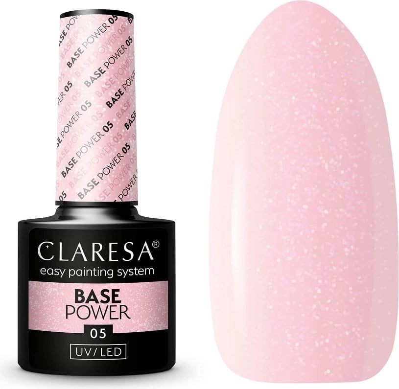 Bazë hibride për thonj Claresa Base Power Hybrid Base 05 për femra, 5g
