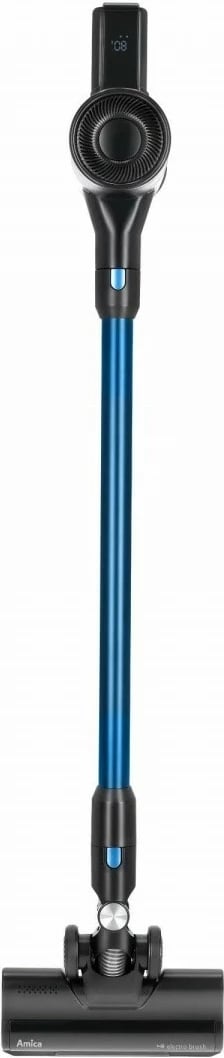 Fshesë pa kabllo Amica VGB 6010, 0.6L, 30min, 275W, filtër EPA, motor BLDC, pa qese, e zezë/blu, set me aksesorë