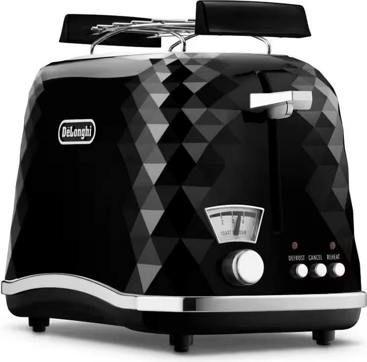Toaster DeLonghi Brillante CTJ 2103.BK, 2 feta, i zi