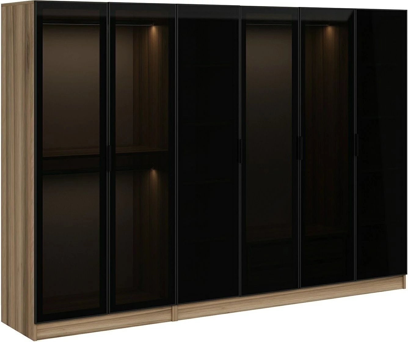 Dollap Skye Decor, ngjyrë fume, 270x210x52cm, 8 pjesë