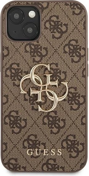 Mbështjellës Guess GUHCP13M4GMGBR për iPhone 13, 6.1", hardcase, kafe