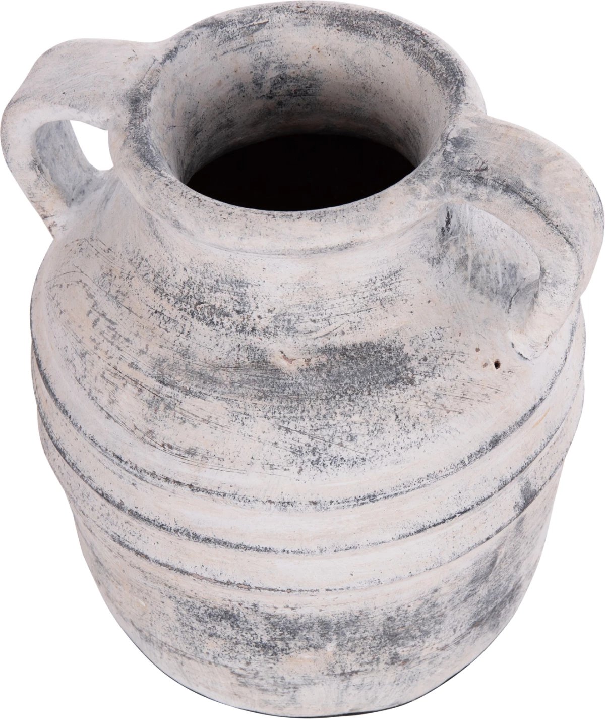 Vazo dekorative tavoline VERMO, terrakotë, ngjyrë gri e çelët, FH4398, 21x22cm Vazo dekorative tavoline VERMO, terrakotë, ngjyrë gri e çelët, FH4398, 21x22cm