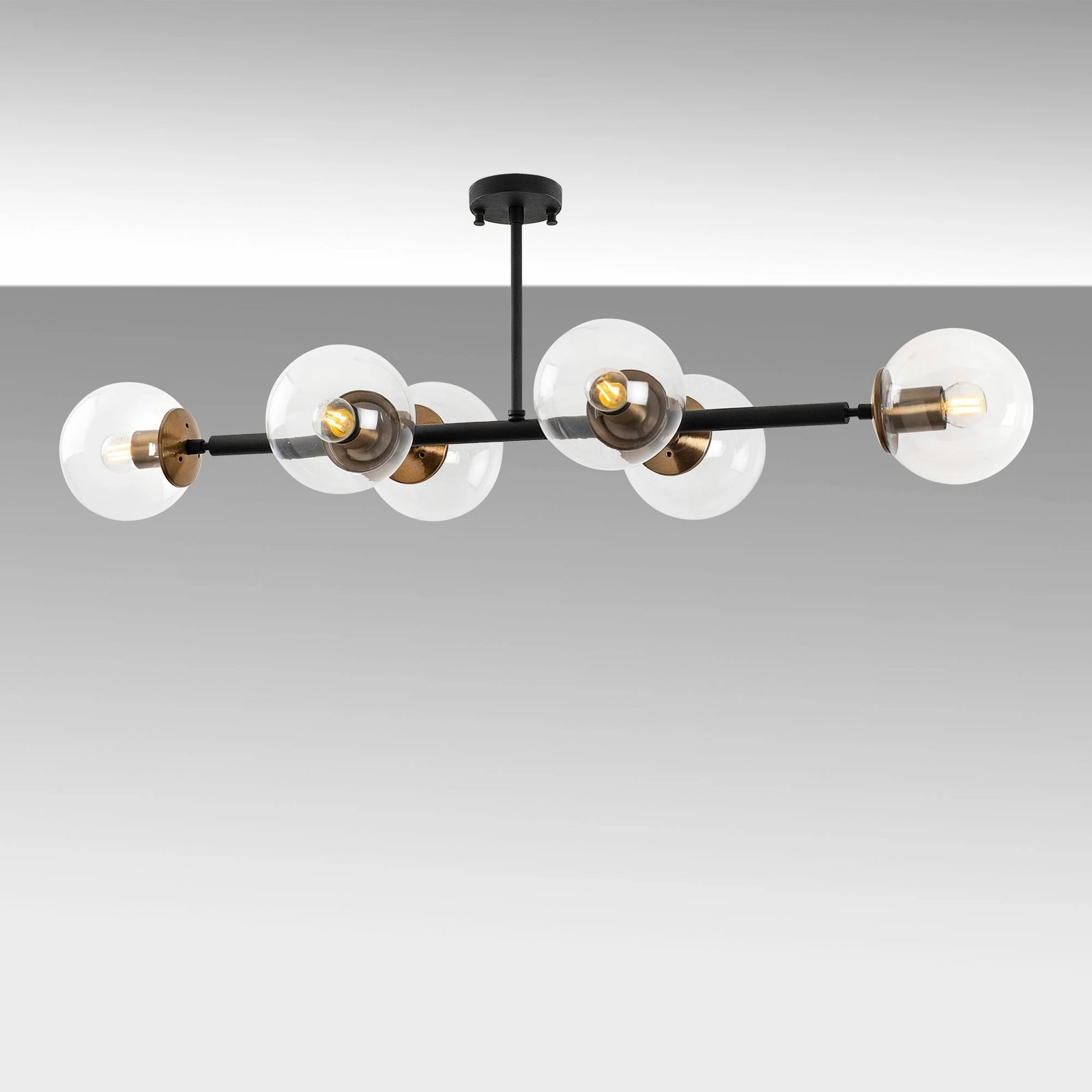 Llambë tavani Opviq Fazli - 10496, ngjyrë e zezë, antike