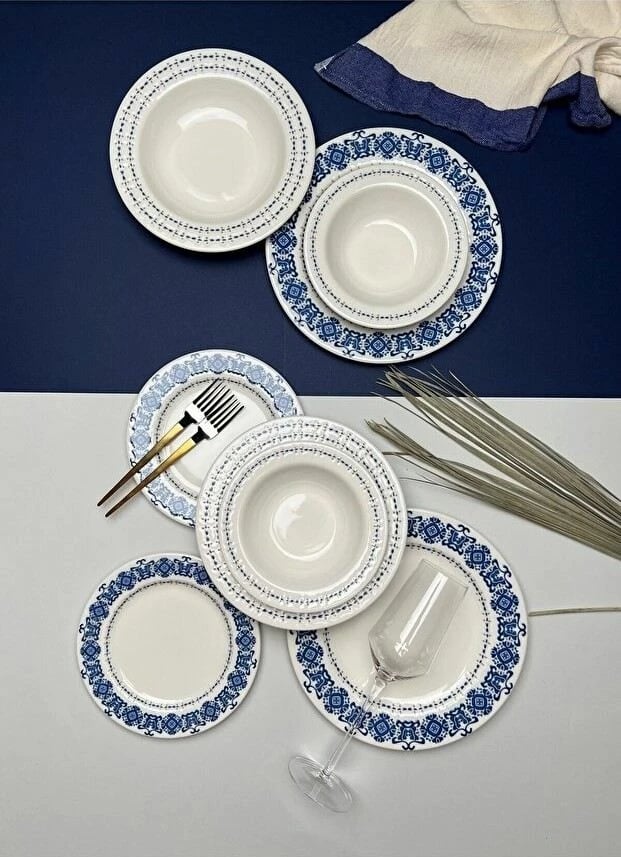 Set enësh për drekë, 16 copë, Hermia Concept, BNS16YKPRS1020