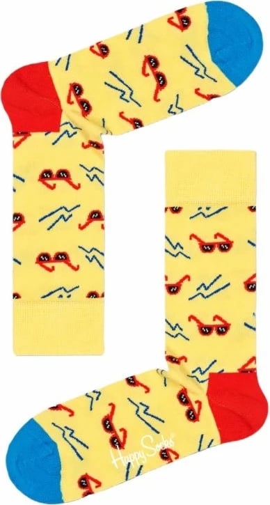 Çorape Happy Socks, femra, e verdhë