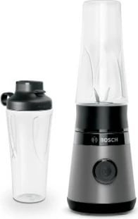 Blender tavoline mini, Bosch, MMB2111S, 0.6 L, 450 W, shishe ToGo, e zezë/argjendtë