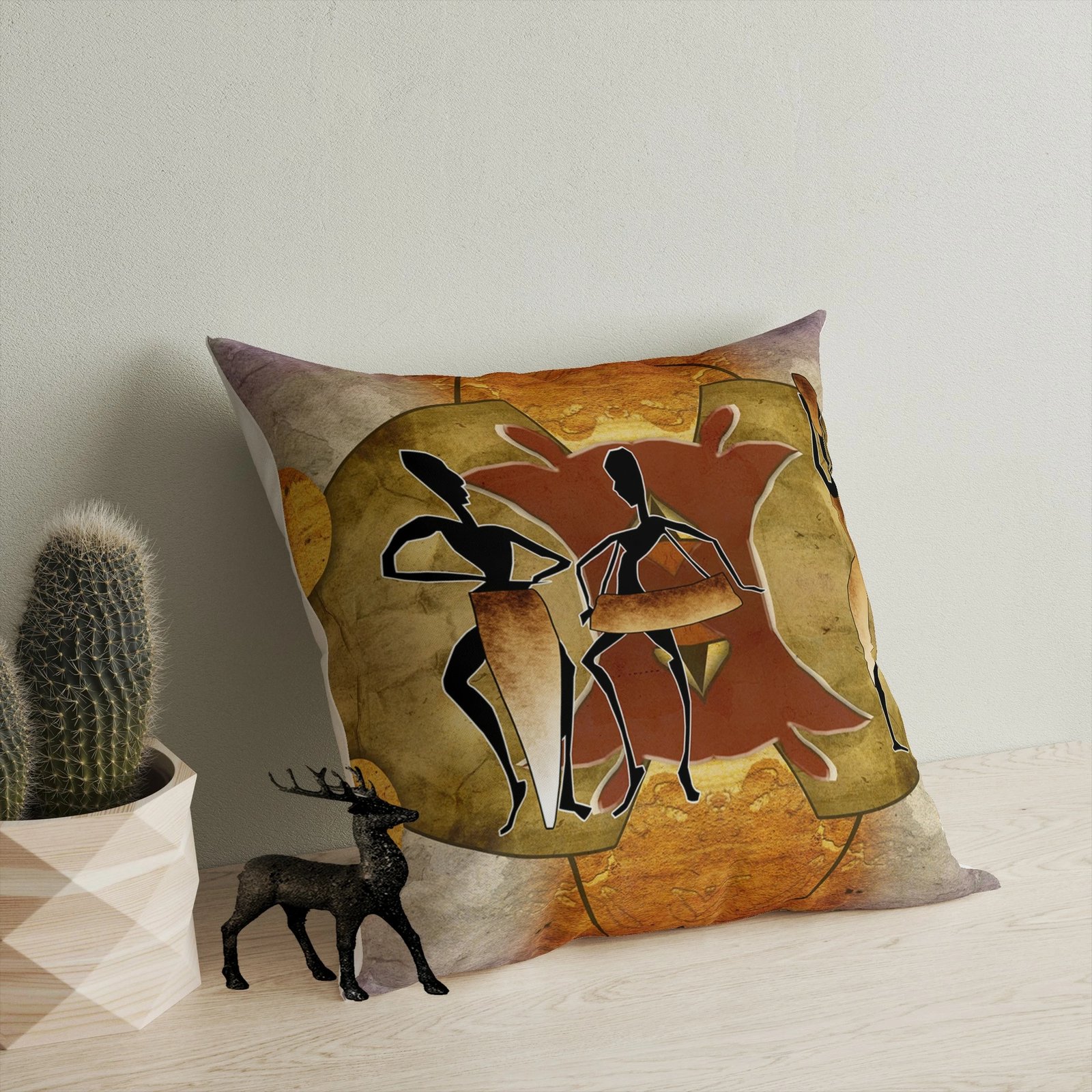 Jastëk dekorativ, shumëngjyrësh, Evila Originals, A11942, 43x43cm