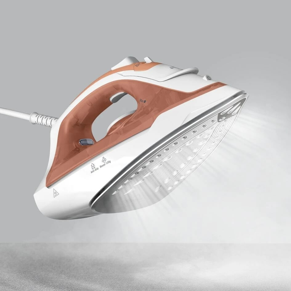 Hekur Tefal Virtuo 30 FV2C40E0, 2000 W, pllaka qeramike, pjeshkë/bardhë
