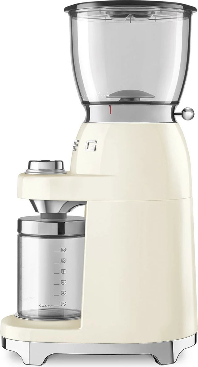 Mulli kafe SMEG CGF11CREU, 150W, çelik inox, krem