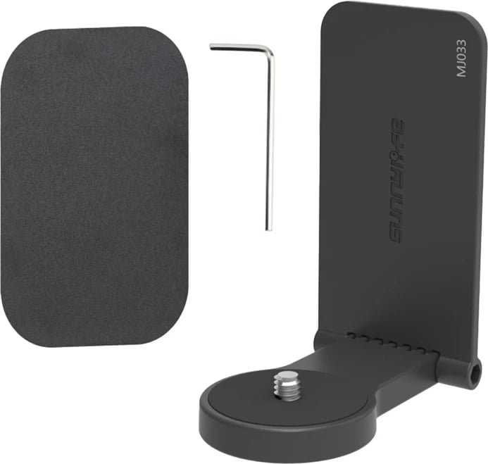 Mbajtëse magnetike për kamera sportive, Sunnylife MJ033, 8 magnetë neodim, bazë silikoni antirrëshqitëse, filetë 1/4", 67 g, set