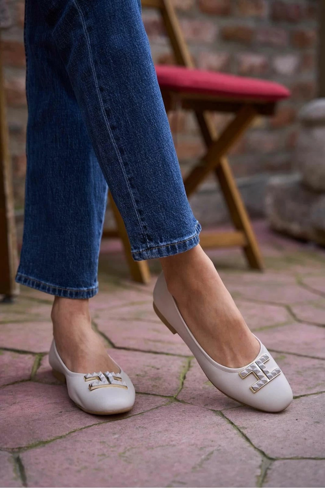 Balerina për gra, Babette Jumeon, MK1340024YR20-002, bezhë, nr. 37