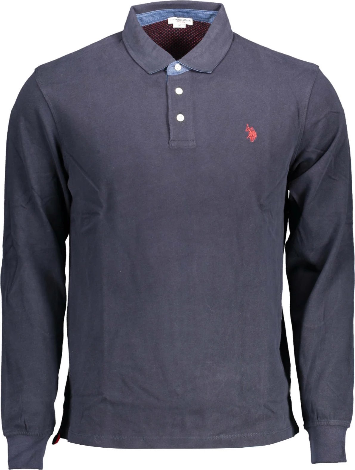 Maicë polo me mëngë të gjata U.S. POLO meshkuj, blu