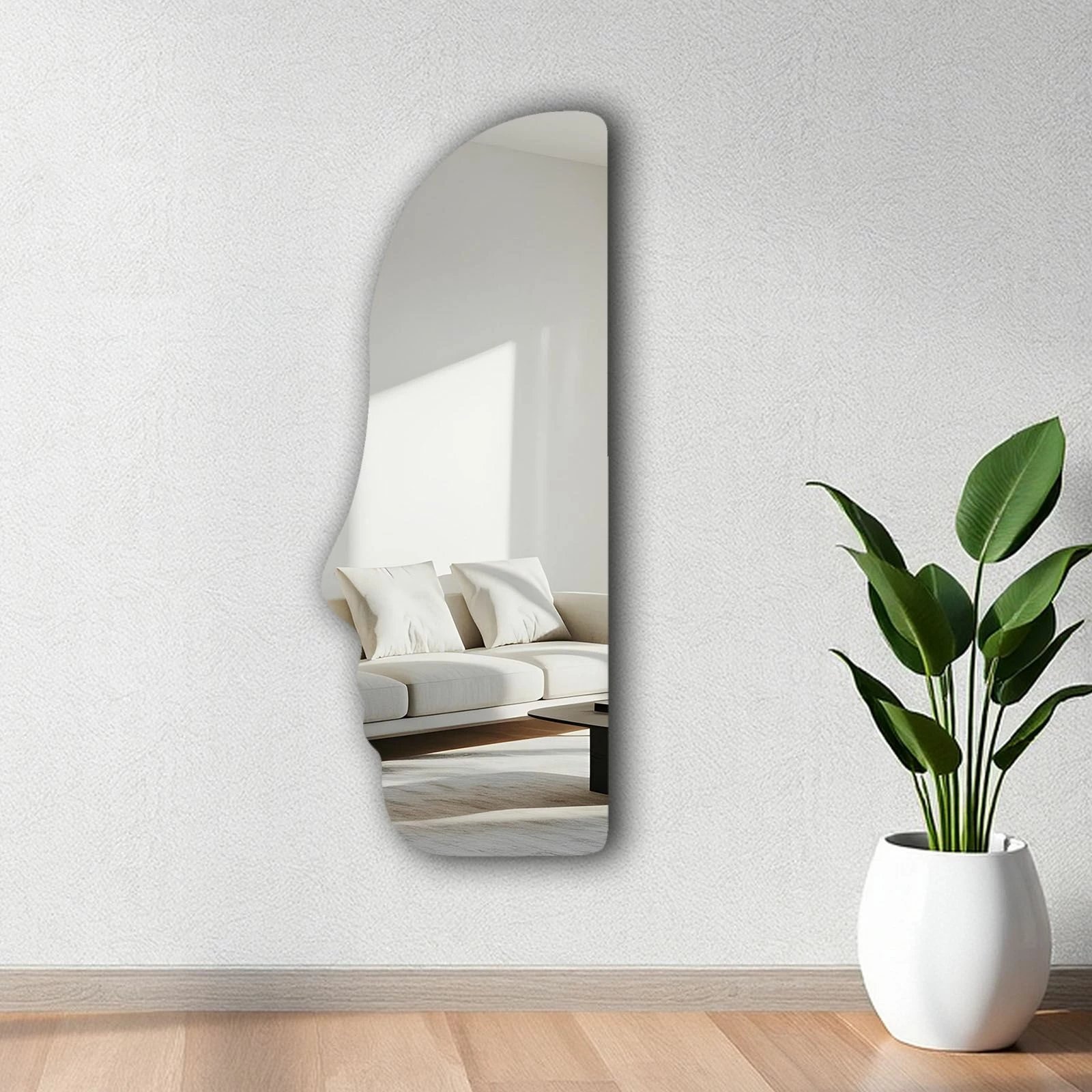 Pasqyrë dekorative Skye Decor, shumëngjyrëshe, 52x135cm, 52135Ayna-008