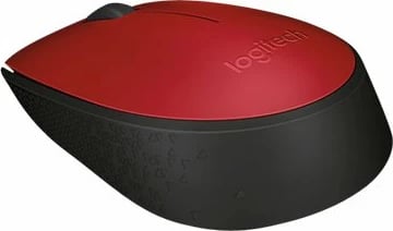 Maus Logitech M171 - Wireless, e zezë/kuqe