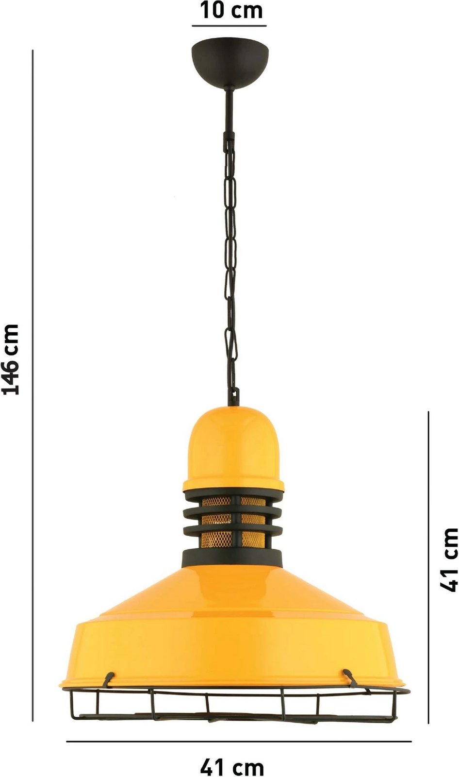 Llambë tavani Opviq, RT-30, ngjyrë e verdhë