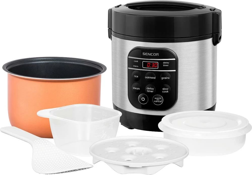 Tenxhere speciale për gatimin e orizit Sencor SRM 0650SS, 0.6l  hiri