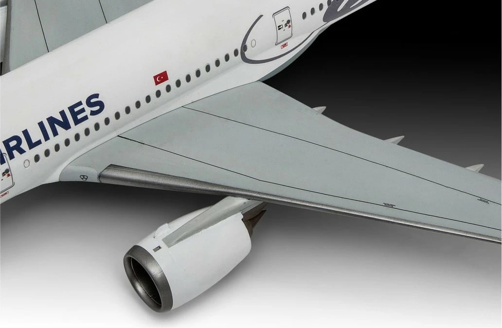 Model plastik avion Revell Airbus A350-900 Turkish Airlines, 1:144, 120 pjesë