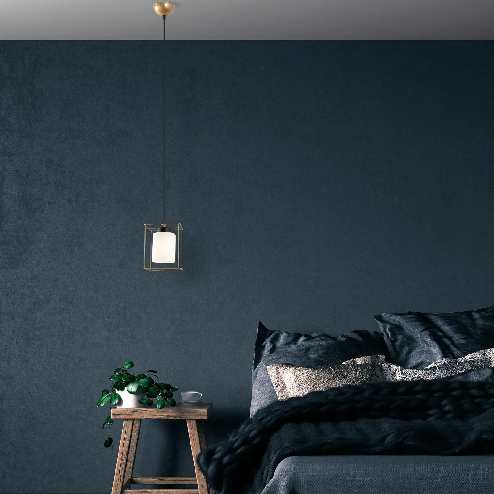 Llambë tavani Opviq Swank - 702 - 6, ngjyrë ari