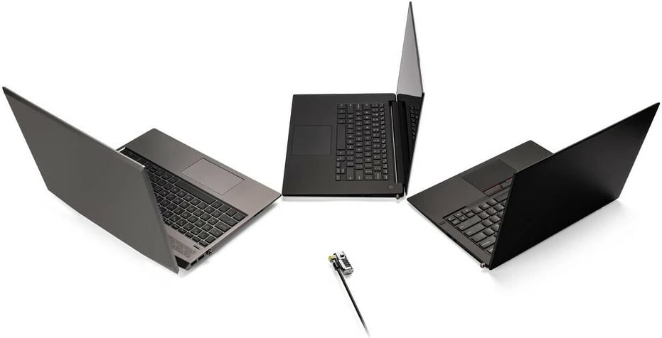 Kensington ClickSafe 3-in-1 Kombinim, 1.8 m, e zezë, metalike