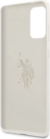 Mbështjellës U.S. Polo Assn. USHCS67SLHRWH Silicone për Samsung Galaxy S20+, Bardhë