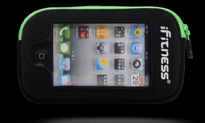 Çantë e vogël për iPhone iFitness, jeshile
