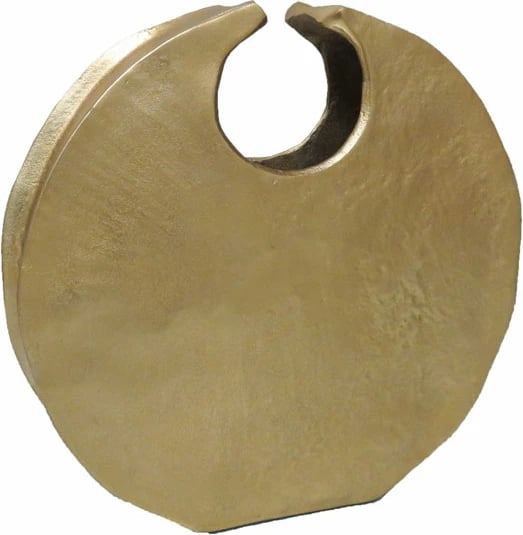 Vazo GRANTAS, alumin, ngjyrë ari, 36x7x35 cm