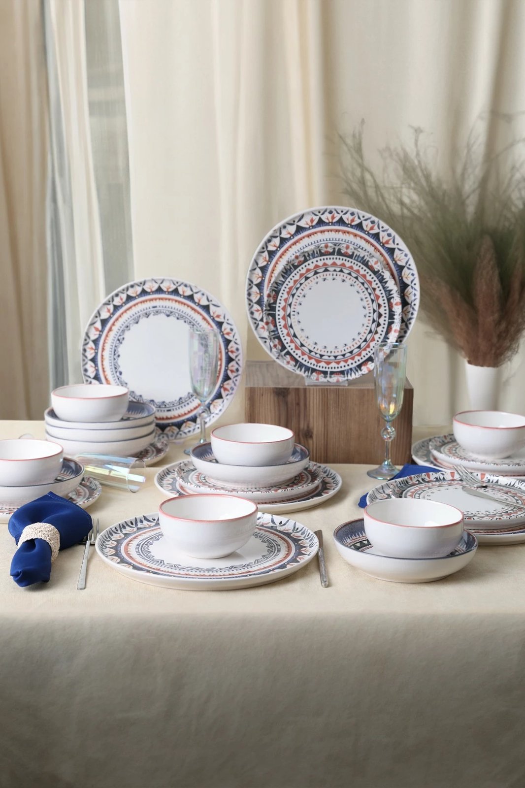 Set enësh darke prej qeramike, 24 copë, Hermia Concept, X000158140000000000000000