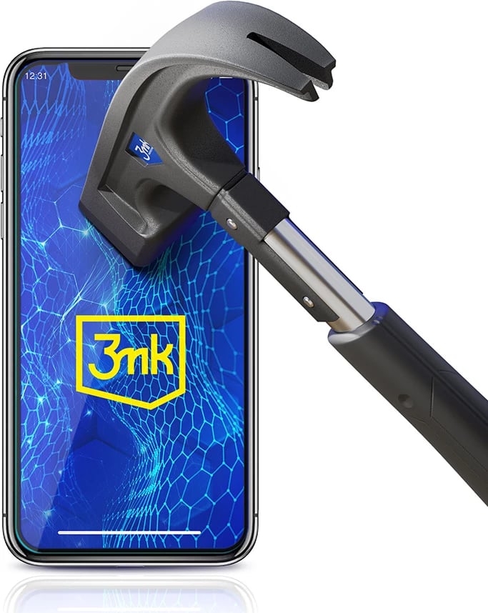 Xham mbrojtës 3mk HardGlass Max Lite për iPhone X, i zi