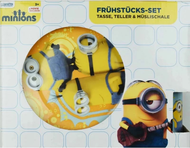 Set mëngjesi për fëmijë Yakimasport Minions, shumëngjyrësh
