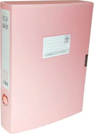 Kuti dosjesh pastel NEXT A4, polipropilen, Rozë