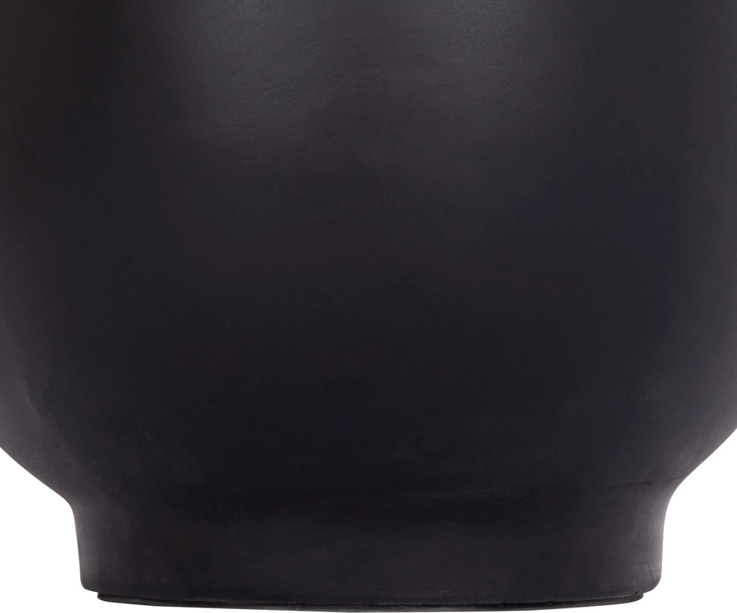 Vazo dekorative për dysheme LINTER, fibër-cement, ngjyrë e zezë, dru tik, FH4662.01S, 34x60cm