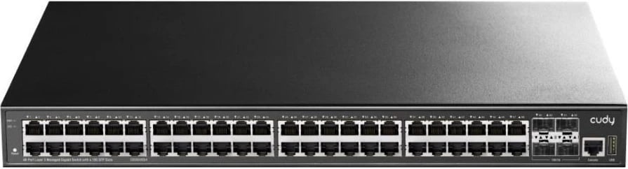 Switch Cudy GS5048S4, 48x10/100/1000Mbps, 4xSFP+