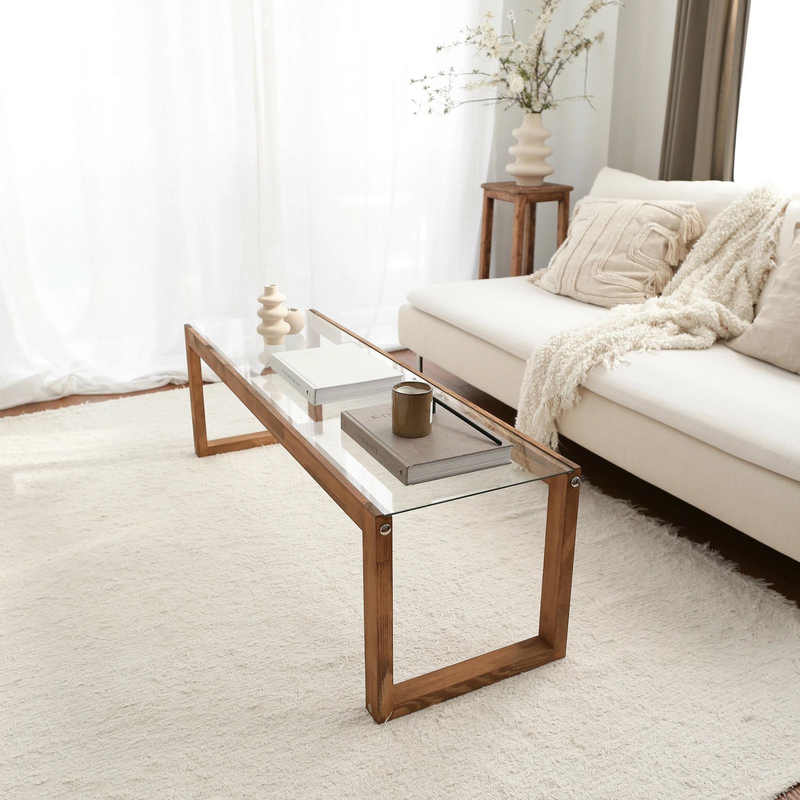 Komodë për TV Hanah Home, dru i fortë, Via