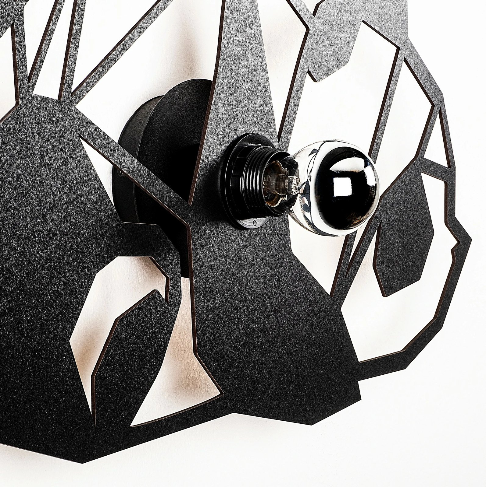 Llambë muri Opviq, dizajn kafshe, e zezë, W-027 Llambë muri Opviq, dizajn kafshe, e zezë, W-027