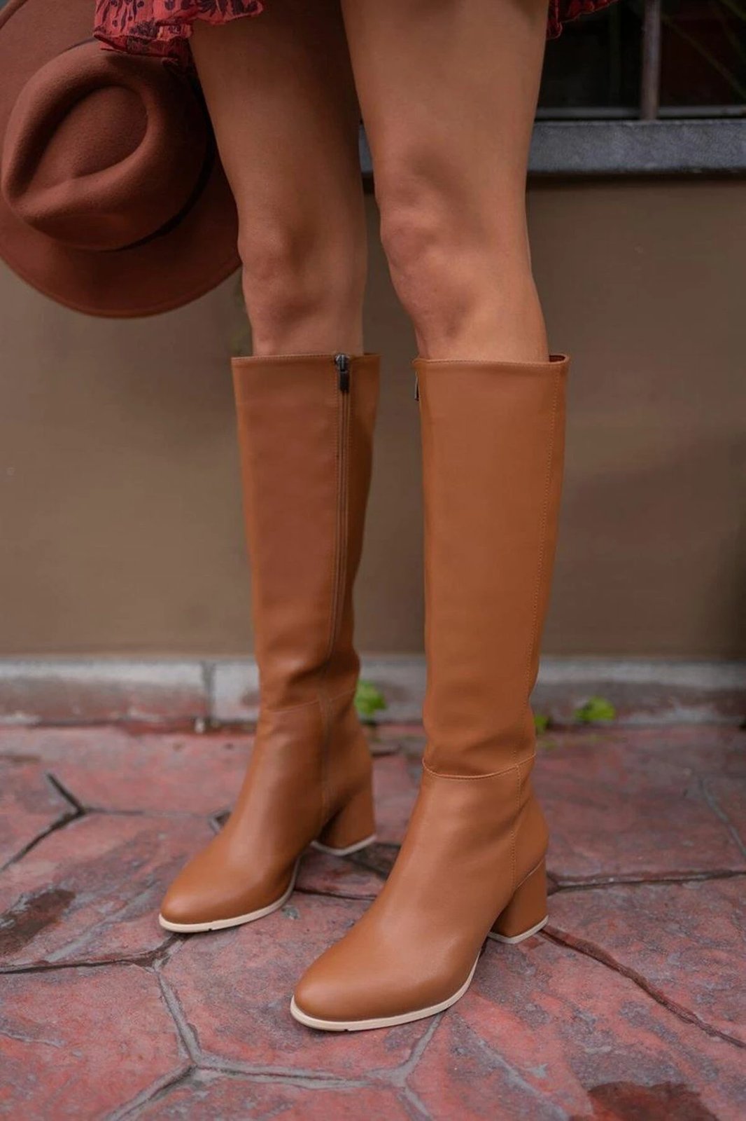 Çizme për femra Jumeon, ngjyrë tan, MK1350121KR20-001