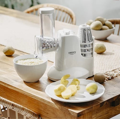 Prerëse perimesh elektrike, Camry, CR 4816, 150 W, 5 shtojca, e bardhë